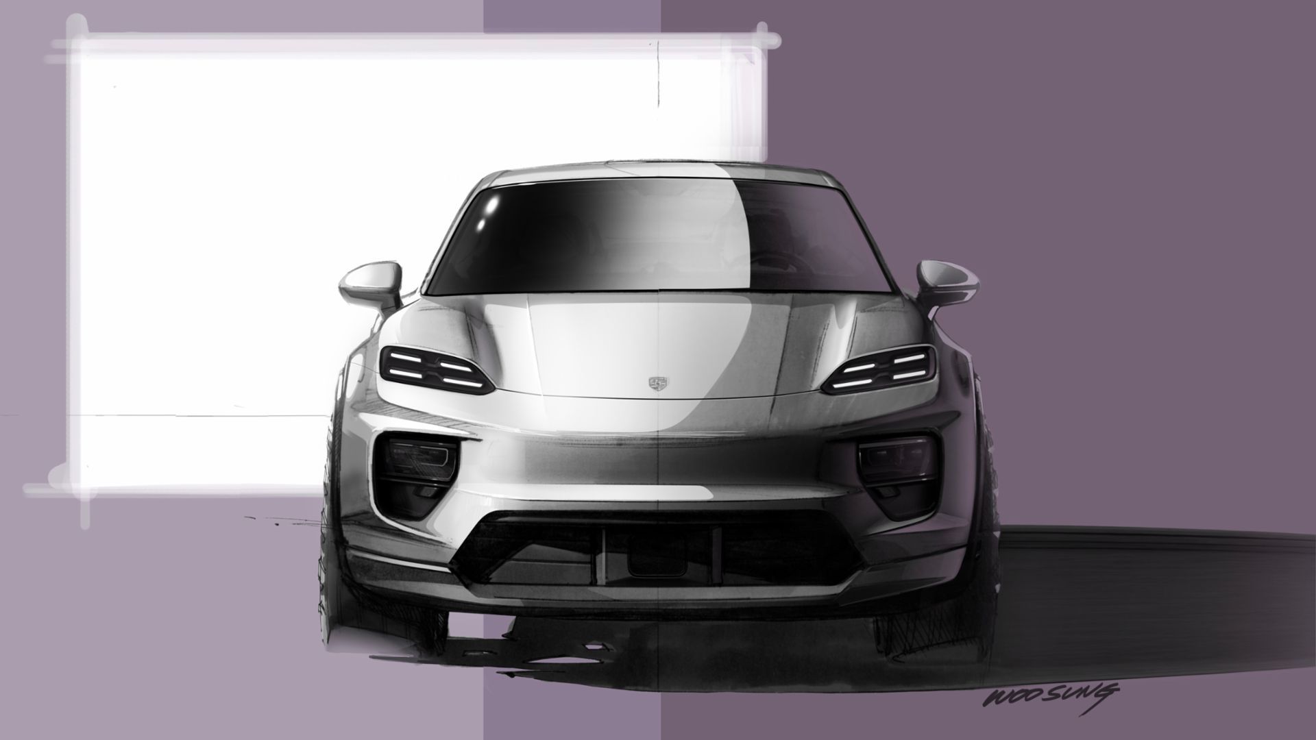 Porsche Macan EV Sketch