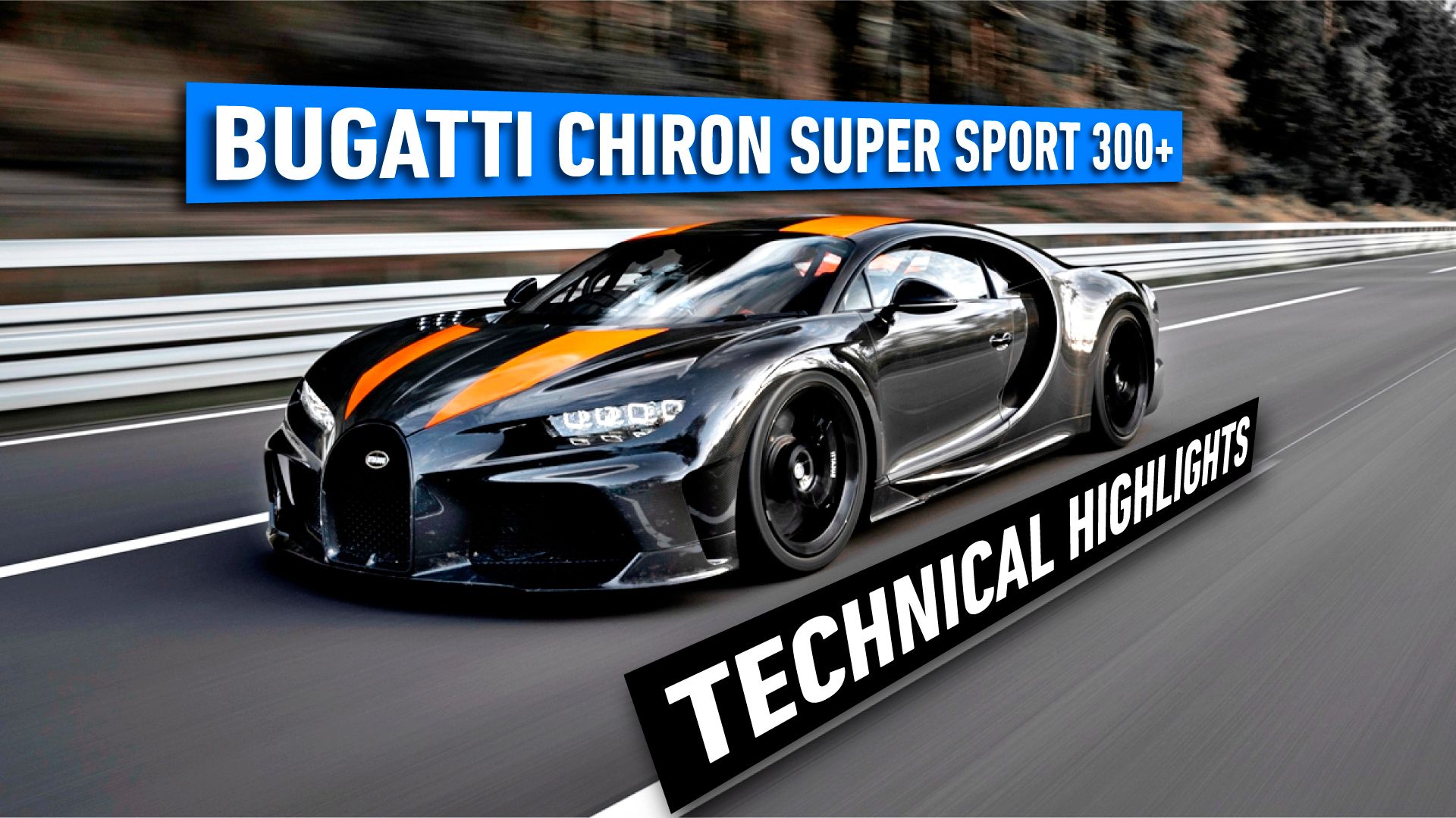 Black Bugatti Chiron Super Sport 300+