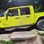 yellow 2024 Jeep Gladiator 4x4 - Detroit Auto Show 2023