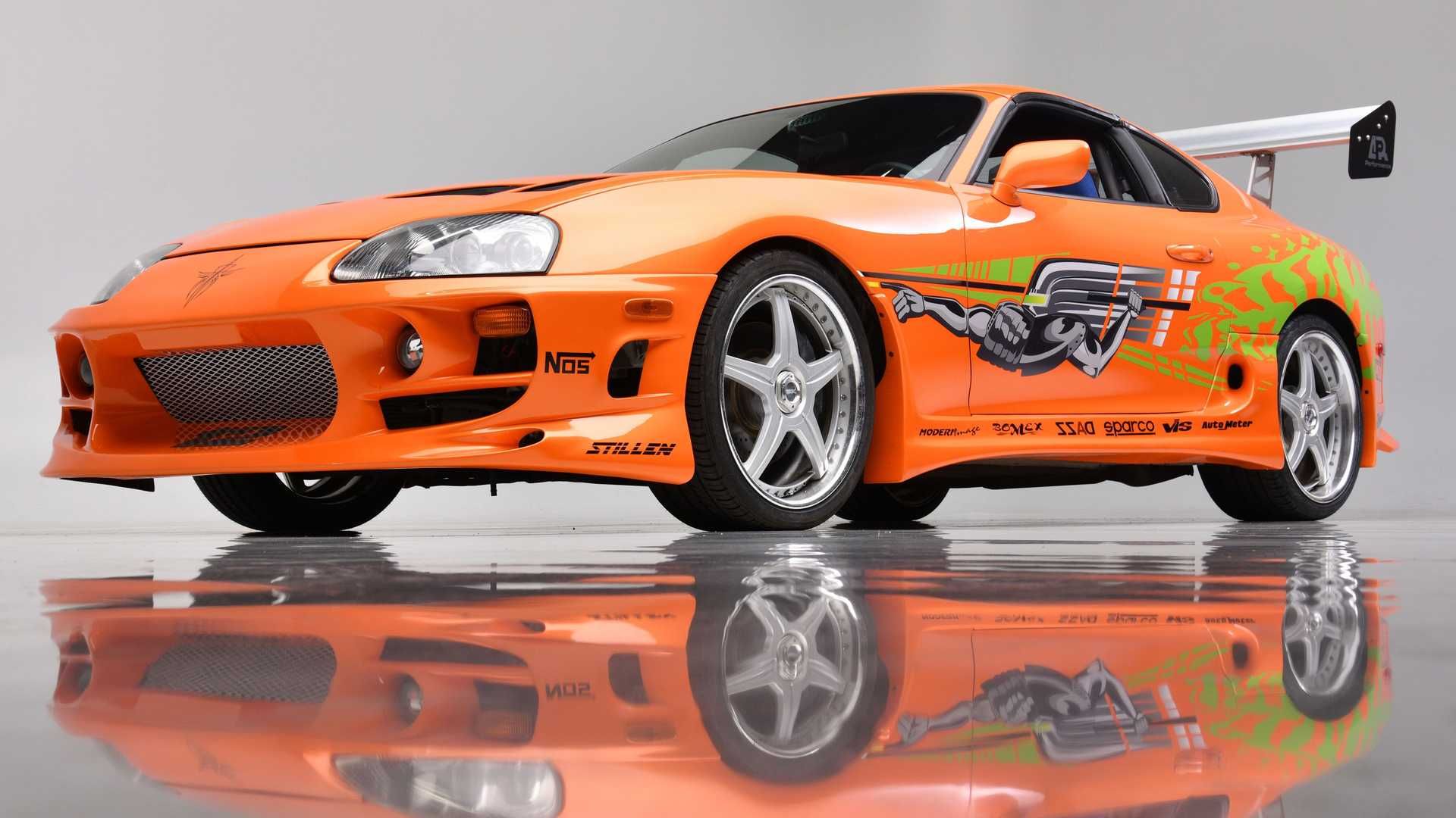 Orange 1994 Toyota Supra driven by Paul Walker in Fast And Furious