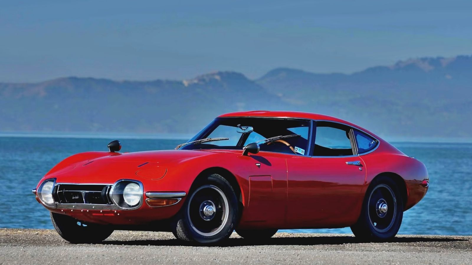 Red 1967 Toyota 2000 GT