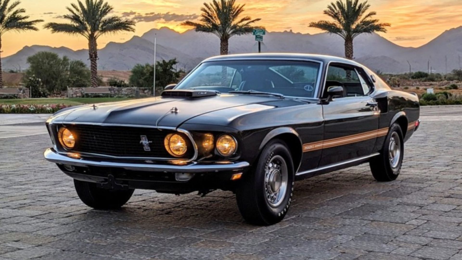 1969 Ford Mustang Mach 1 black