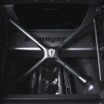 Koenigsegg Gemera engine, shown installed in the car