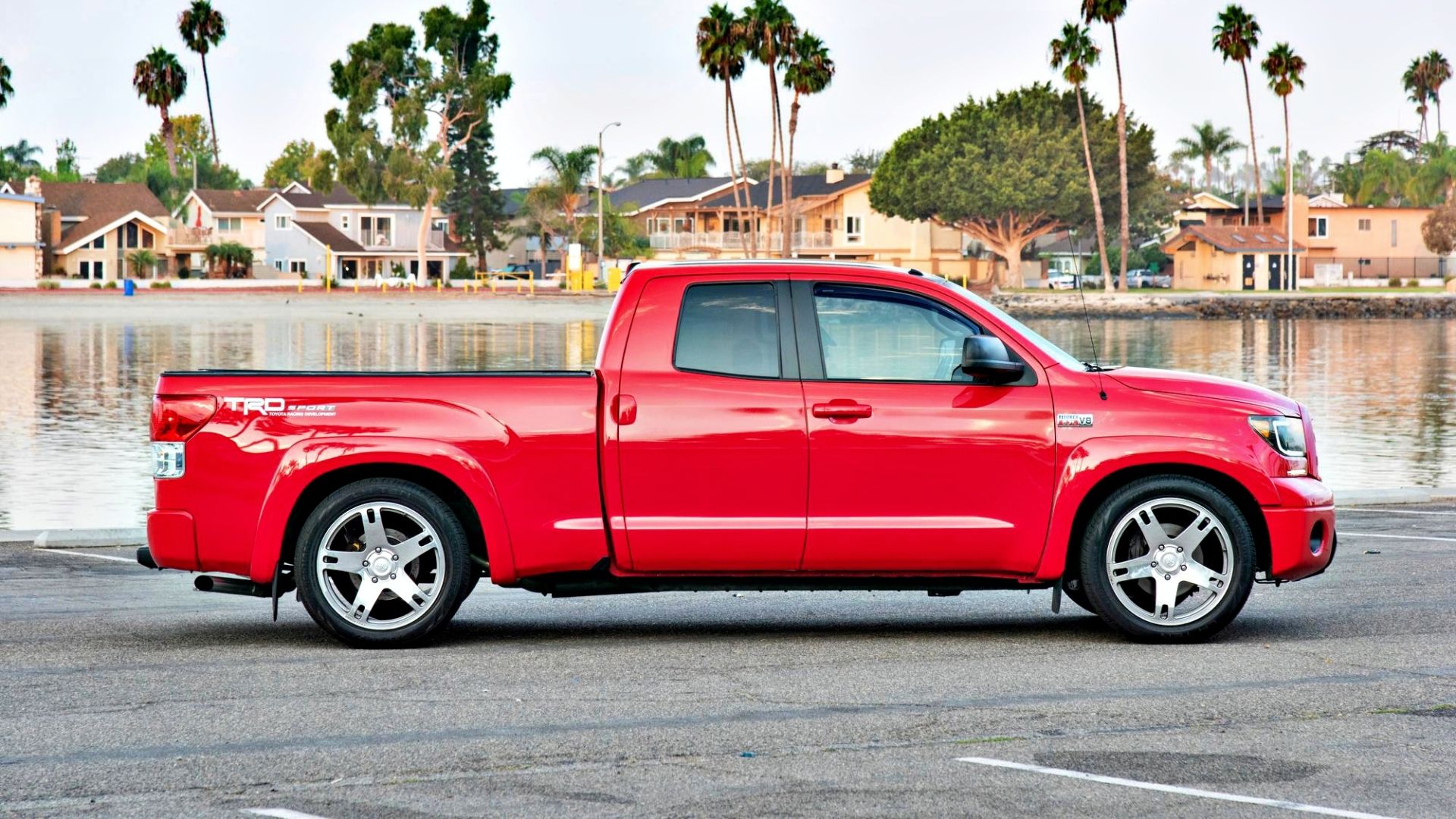 Red 2012 Toyota Tundra TRD Supercharged